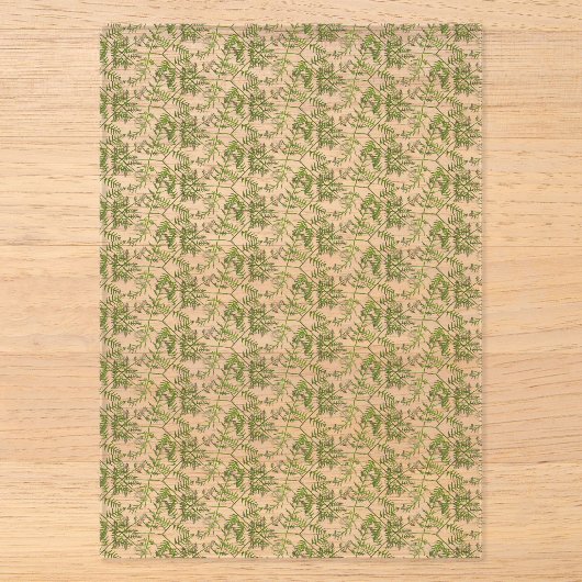 lente groen acryl uitnodigingen (Voorkant)