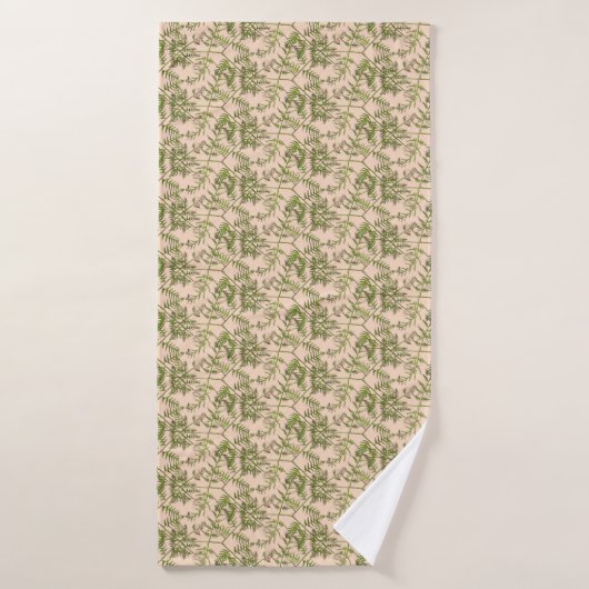 lente groen bad handdoek (Badhanddoek)