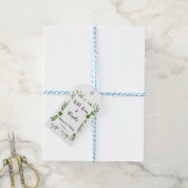 Lente Groen Blad Kruid Dank Je Cadeaulabel (Met Touw)