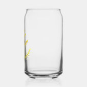 lente groen blikvorm glas (Links)