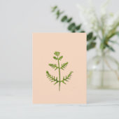 lente groen briefkaart (Staand voorkant)