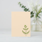 lente groen briefkaart (Staand voorkant)