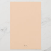 lente groen briefpapier (Achterkant)