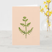 lente groen kaart (Gele Bloem)