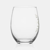 lente groen wijnglas zonder voet (Rechts)