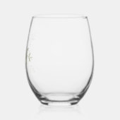 lente groen wijnglas zonder voet (Links)