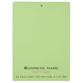 Lente Groene Achtergrond met Zwart Schoonheidssymb Klembord (Achterkant)