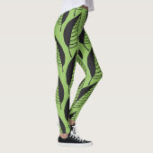 lente groene bladeren leggings (Rechts)