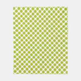 Lente groene bloemen voor huisdecoratie fleece deken