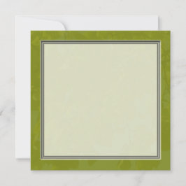 Lente groene boombladeren blanco uitnodigingen