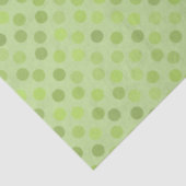 lente groene polka stippen tissuepapier (Detail)