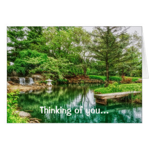 Lente groene reflecties denken aan jou