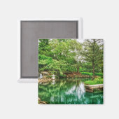 Lente groene reflecties magneet (Voorkant / Achterkant)