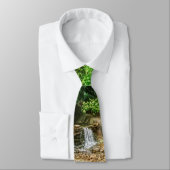 Lente groene reflecties stropdas (Gebonden)