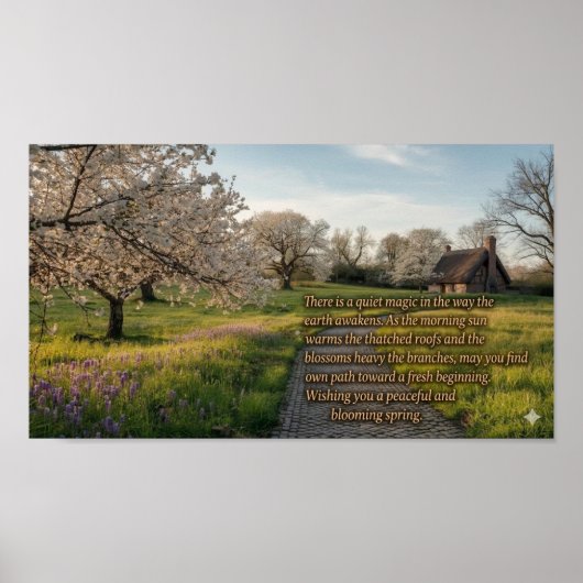 Lente Groeten Poster (Voorkant)