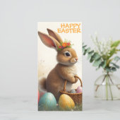 Lente Groeten van de Paashaas (Staand voorkant)