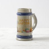 Lente groeten van de paashaas bierpul (Voorkant rechts)