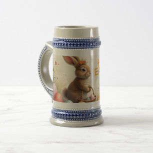 Lente groeten van de paashaas bierpul