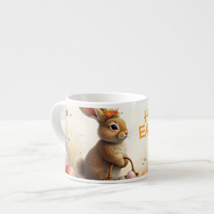 Lente groeten van de paashaas espresso kop