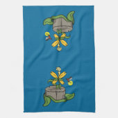 Lente Groeten Zomer Keukenhanddoek (Verticaal)