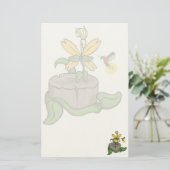 Lente Groeten Zomer Stationery Briefpapier (Staand voorkant)