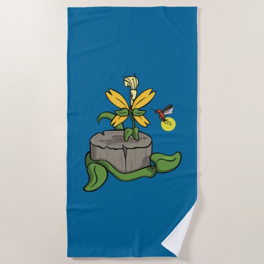 Lente Groeten Zomer Strandlaken (Voorkant)