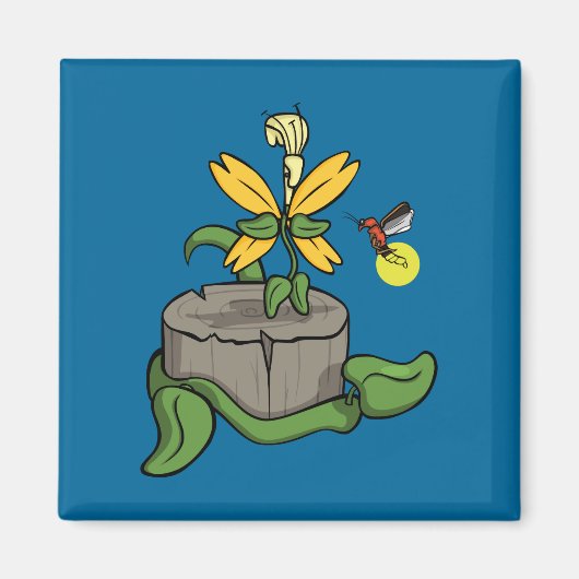 Lente Groeten Zomermagneet Magneet (Voorkant)