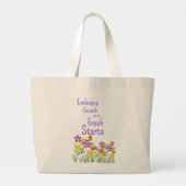 lente grote tote bag (Achterkant)