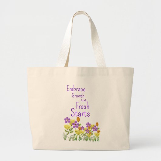 lente grote tote bag (Voorkant)