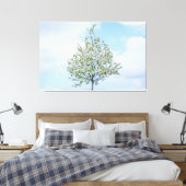 Lente - Happy Easter Canvas Afdruk (Insitu (Slaapkamer))