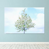 Lente - Happy Easter Canvas Afdruk (Insitu (Houten vloer))