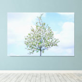 Lente - Happy Easter Canvas Afdruk (Insitu (Houten vloer))