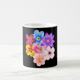Lente Harmonie - Gevarieerd Watercolor Bloemenboek Koffiemok