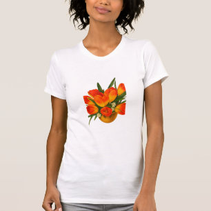 Lente Harmonie – Oranje & Gele Tulpen T-shirt