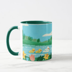Lente Harmonie – Whimsical Eendenfamilie bij het M Mok