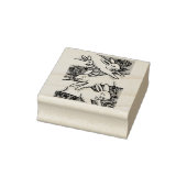 LENTE HAZEN, KONIJN RUBBER STEMPEL (Stempel)