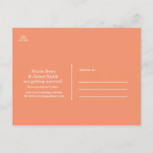 Lente helder bloemen bruiloftsshower Save the Date Aankondigingskaart (Achterkant)