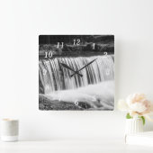 Lente Herfsten bij Hodgson Grayscale wandklok (Huis)