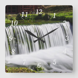 Lente Herfsten bij Hodgson Wall Clock Vierkante Klok