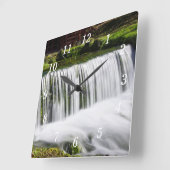 Lente Herfsten bij Hodgson Wall Clock Vierkante Klok (Hoek)