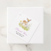 Lente Herten Baby Shower Bedankjes Labels (In situ)