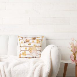 Lente Honing Tuinkabouter Patroon Kussen