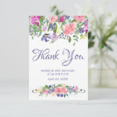 Lente Huwelijk Trouwkaart Bedankjes Kaart (Staand voorkant)