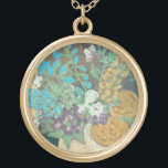 Lente II Goud Vergulden Ketting<br><div class="desc">Floral</div>