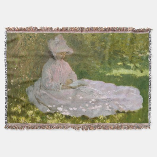 Lente, Impressionistisch Portret, Claude Monet Deken (Voorkant)