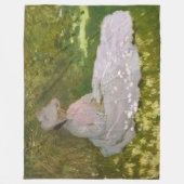 Lente, Impressionistisch Portret, Claude Monet Fleece Deken (Voorkant)