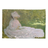 Lente, Impressionistisch Portret, Claude Monet Kussensloop (Achterkant)