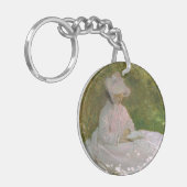 Lente, Impressionistisch Portret, Claude Monet Sleutelhanger (Voorkant Links)