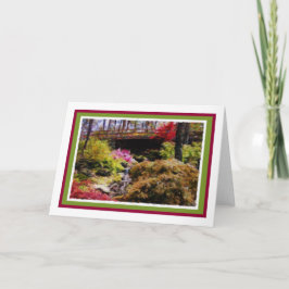 Lente in Arkansas Blank Kaart