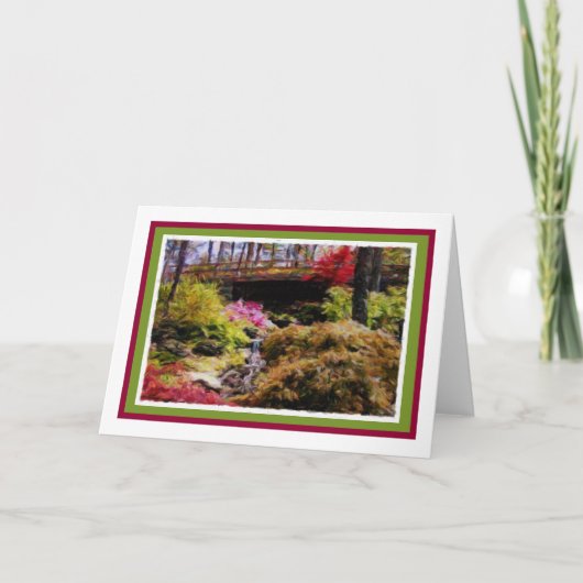 Lente in Arkansas Blank Kaart (Voorkant)